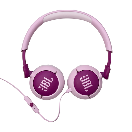 JBL Junior 320 - Purple - Wired on-ear kids headphones - Detailshot 1 image number null